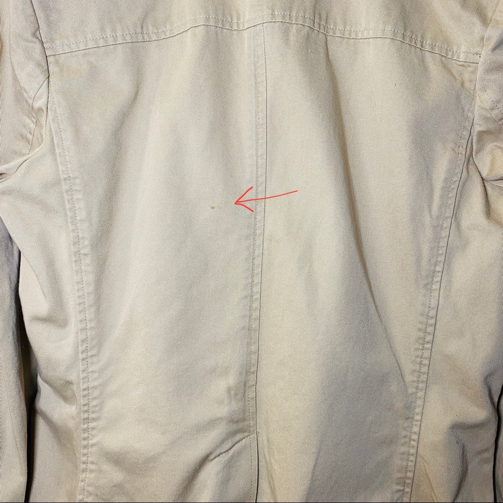 Lauren Ralph Lauren Khaki 3 Pocket Blazer Jacket L - Picture 13 of 13